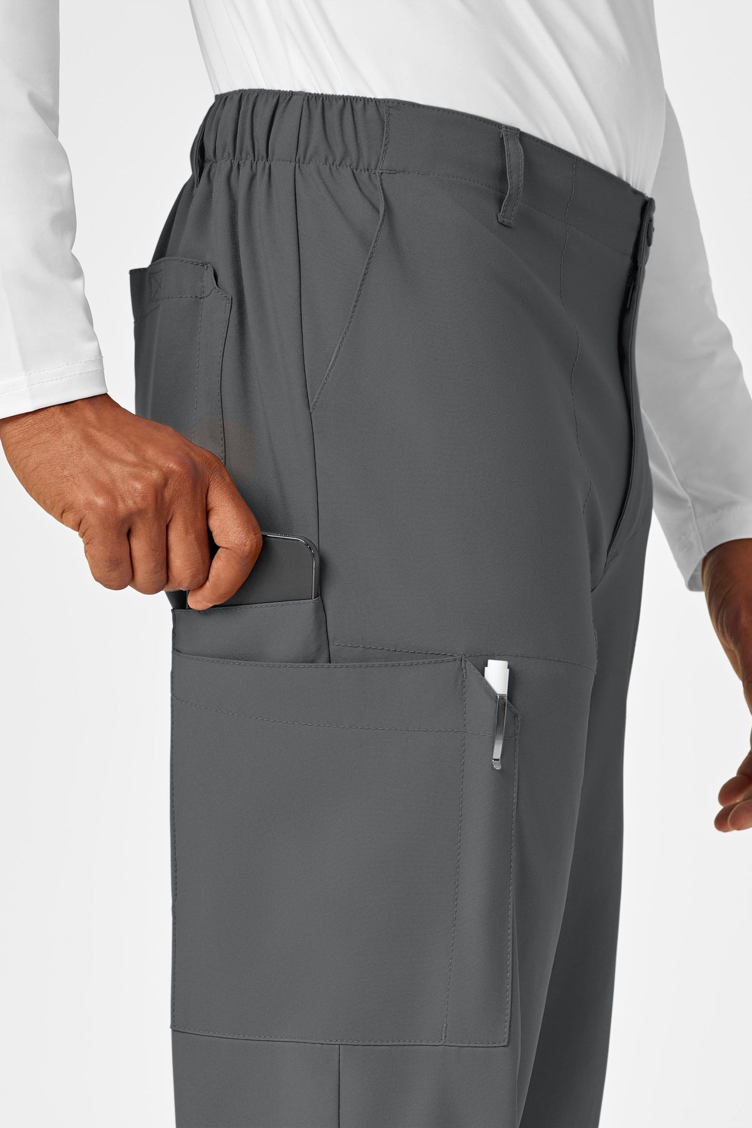 W123 – Tenue médicale – Gris – Homme